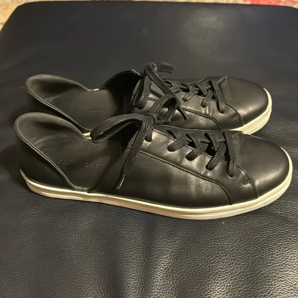 Freda Salvador Eda D’Orsay black leather sneakers - Picture 3 of 15